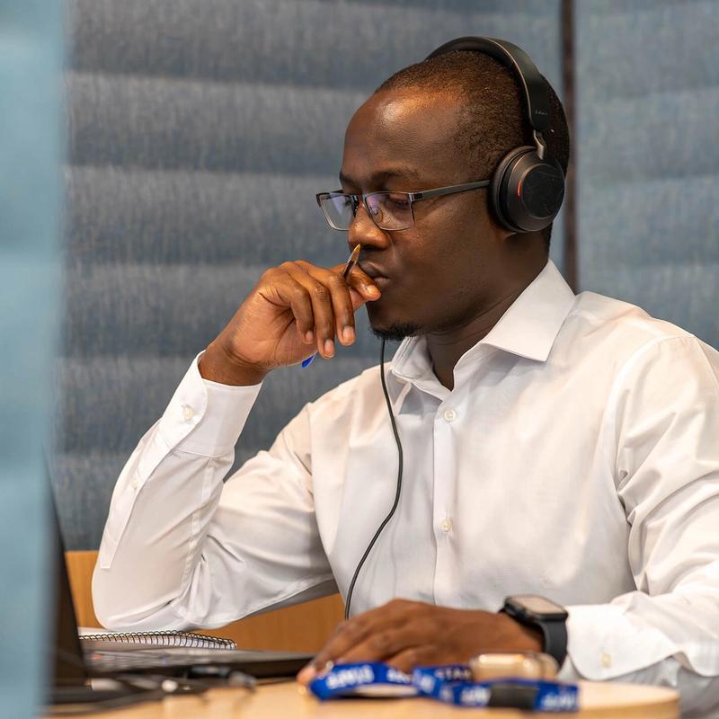 Teams collaborating on projects in the C5 Office