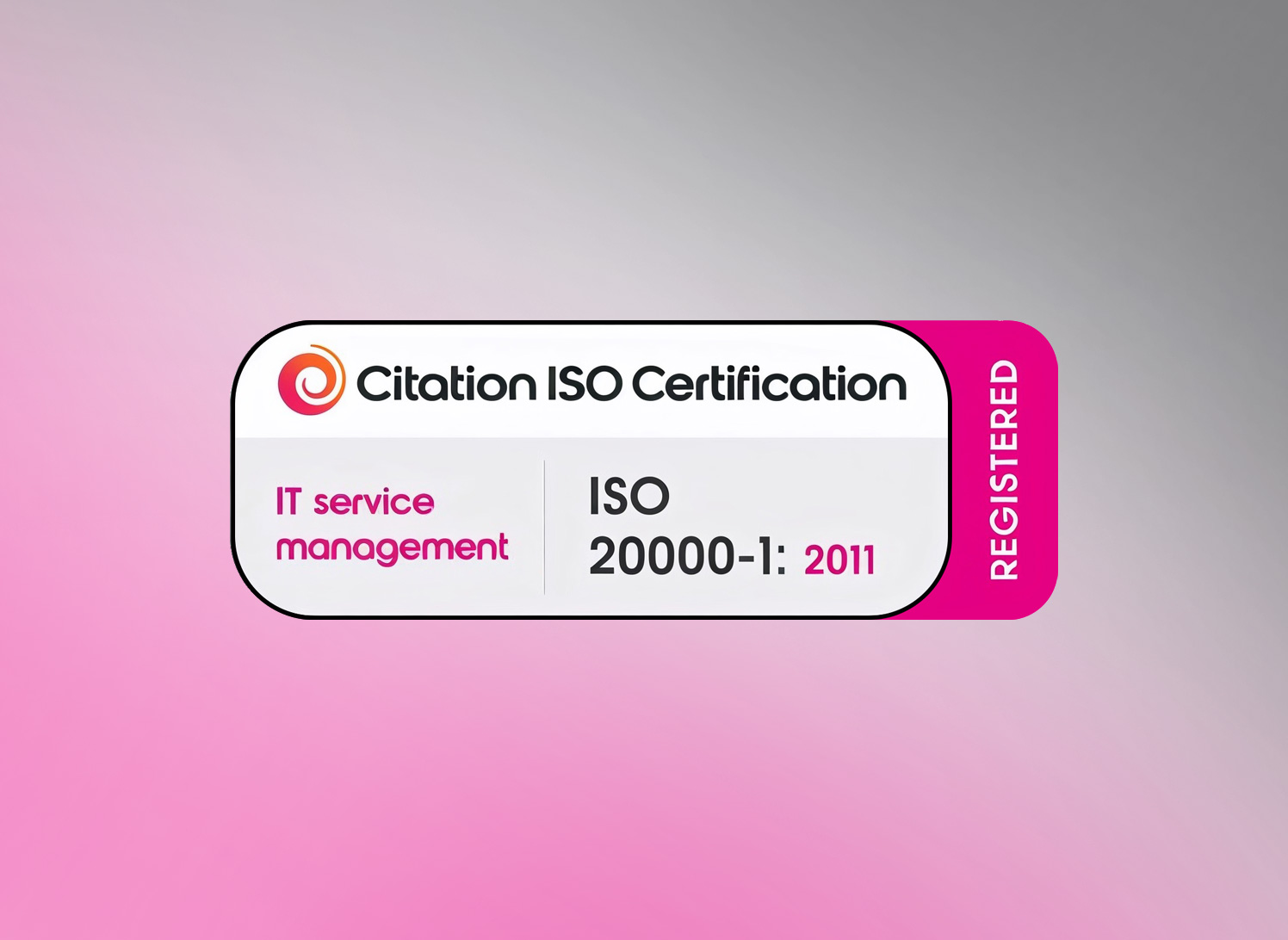 ISO 20000: 2011 certification icon